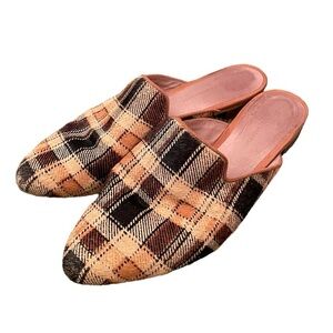 Anthropologie leather mules size 7.5